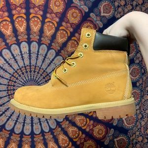 Tan Timberlands